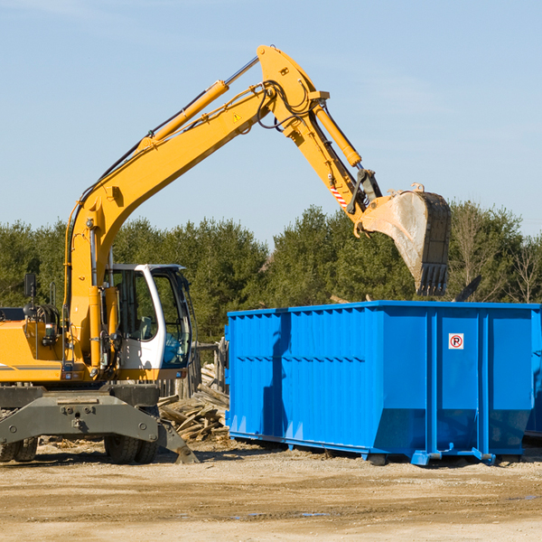 what are the rental fees for a residential dumpster in Vermilion County